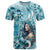 Hawaii Namaka Goddess Of The Sea T Shirt Polynesian Style LT05 Turquoise - Polynesian Pride