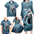 Hawaiian Shark God Kamohoalii Family Matching Long Sleeve Bodycon Dress and Hawaiian Shirt Polynesian Style LT05 - Polynesian Pride