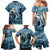 Hawaiian Shark God Kamohoalii Family Matching Mermaid Dress and Hawaiian Shirt Polynesian Style LT05 - Polynesian Pride