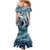 Hawaiian Shark God Kamohoalii Family Matching Mermaid Dress and Hawaiian Shirt Polynesian Style LT05 - Polynesian Pride