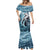 Hawaiian Shark God Kamohoalii Mermaid Dress Polynesian Style LT05 - Polynesian Pride