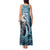 Hawaiian Shark God Kamohoalii Tank Maxi Dress Polynesian Style LT05 - Polynesian Pride