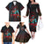 Hawaiian Demigod Maui Family Matching Off Shoulder Long Sleeve Dress and Hawaiian Shirt Polynesian Mythology LT05 - Polynesian Pride