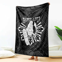 Philippines Tribal Blanket King Lapu Lapu Black Version LT05 - Polynesian Pride
