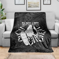 Philippines Tribal Blanket King Lapu Lapu Black Version LT05 - Polynesian Pride