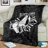 Philippines Tribal Blanket King Lapu Lapu Black Version LT05 - Polynesian Pride