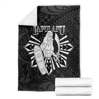 Philippines Tribal Blanket King Lapu Lapu Black Version LT05 - Polynesian Pride