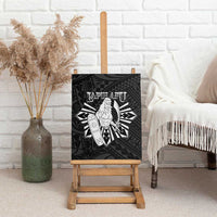 Philippines Tribal Canvas Wall Art King Lapu Lapu Black Version LT05 - Polynesian Pride