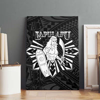 Philippines Tribal Canvas Wall Art King Lapu Lapu Black Version LT05 - Polynesian Pride