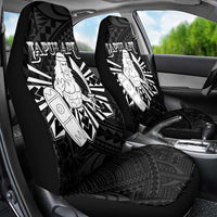 Philippines Tribal Car Seat Cover King Lapu Lapu Black Version LT05 - Polynesian Pride