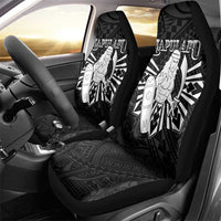 Philippines Tribal Car Seat Cover King Lapu Lapu Black Version LT05 - Polynesian Pride