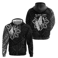 Philippines Tribal Hoodie King Lapu Lapu Black Version LT05 - Polynesian Pride
