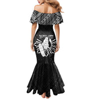 Philippines Tribal Mermaid Dress King Lapu Lapu Black Version LT05 - Polynesian Pride