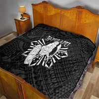 Philippines Tribal Quilt King Lapu Lapu Black Version LT05 - Polynesian Pride