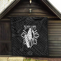 Philippines Tribal Quilt King Lapu Lapu Black Version LT05 - Polynesian Pride