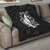 Philippines Tribal Quilt King Lapu Lapu Black Version LT05 - Polynesian Pride