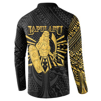 Philippines Tribal Button Sweatshirt King Lapu Lapu Gold Version LT05 - Polynesian Pride