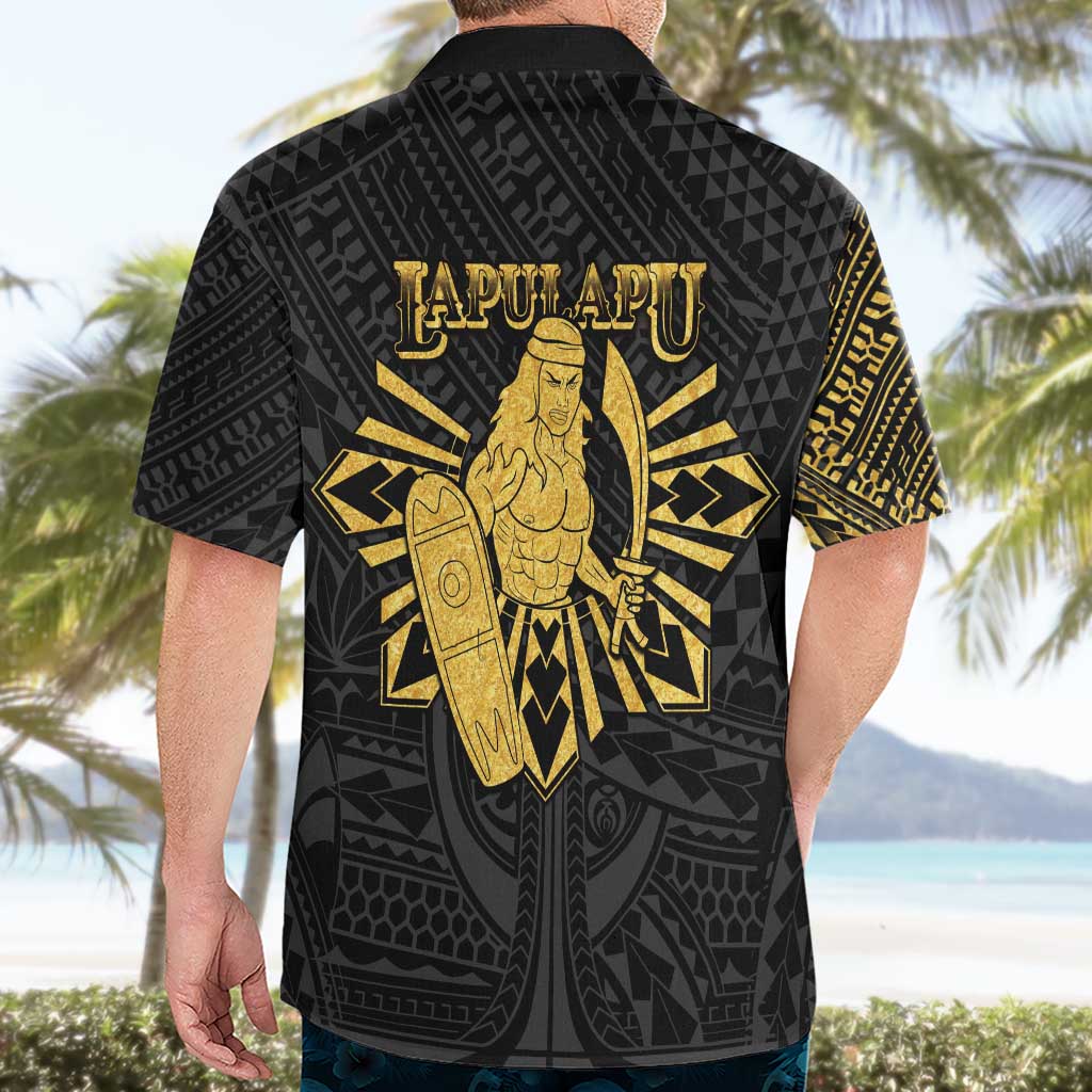 Philippines Tribal Hawaiian Shirt King Lapu Lapu Gold Version LT05 - Polynesian Pride