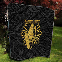 Philippines Tribal Quilt King Lapu Lapu Gold Version LT05 - Polynesian Pride