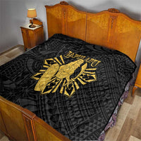 Philippines Tribal Quilt King Lapu Lapu Gold Version LT05 - Polynesian Pride