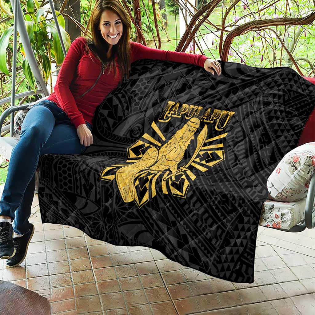 Philippines Tribal Quilt King Lapu Lapu Gold Version LT05 - Polynesian Pride