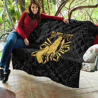 Philippines Tribal Quilt King Lapu Lapu Gold Version LT05 - Polynesian Pride