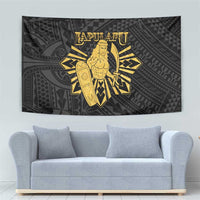 Philippines Tribal Tapestry King Lapu Lapu Gold Version LT05 - Polynesian Pride