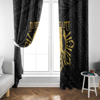 Philippines Tribal Window Curtain King Lapu Lapu Gold Version LT05 - Polynesian Pride
