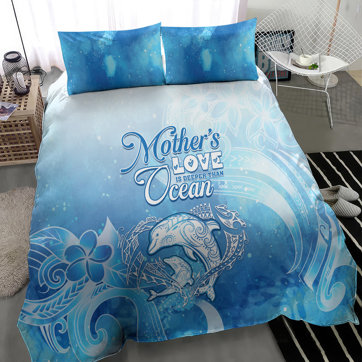 Mother's Love Is Deeper Than Ocean Bedding Set Polynesian Style LT05 - Polynesian Pride