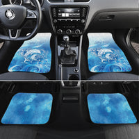 Mother's Love Is Deeper Than Ocean Car Mats Polynesian Style LT05 Set 4pcs Blue - Polynesian Pride