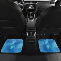 Mother's Love Is Deeper Than Ocean Car Mats Polynesian Style LT05 Set 2pcs - Back Blue - Polynesian Pride