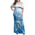 Mother's Love Is Deeper Than Ocean Family Matching Off Shoulder Maxi Dress and Hawaiian Shirt Polynesian Style