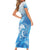 Mother's Love Is Deeper Than Ocean Family Matching Short Sleeve Bodycon Dress and Hawaiian Shirt Polynesian Style