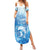 Mother's Love Is Deeper Than Ocean Family Matching Summer Maxi Dress and Hawaiian Shirt Polynesian Style