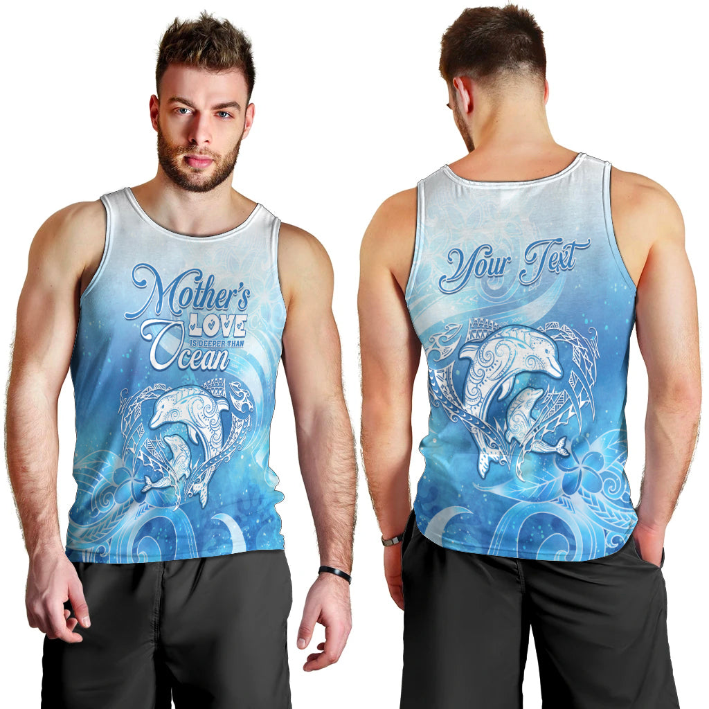 Mother's Love Is Deeper Than Ocean Men Tank Top Polynesian Style LT05 - Polynesian Pride