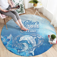 Mother's Love Is Deeper Than Ocean Round Carpet Polynesian Style LT05 - Polynesian Pride