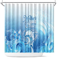 Mother's Love Is Deeper Than Ocean Shower Curtain Polynesian Style LT05 Blue - Polynesian Pride