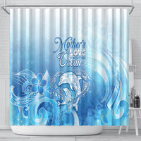 Mother's Love Is Deeper Than Ocean Shower Curtain Polynesian Style LT05 - Polynesian Pride
