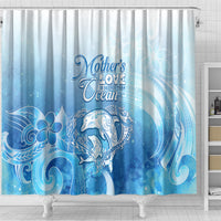 Mother's Love Is Deeper Than Ocean Shower Curtain Polynesian Style LT05 - Polynesian Pride