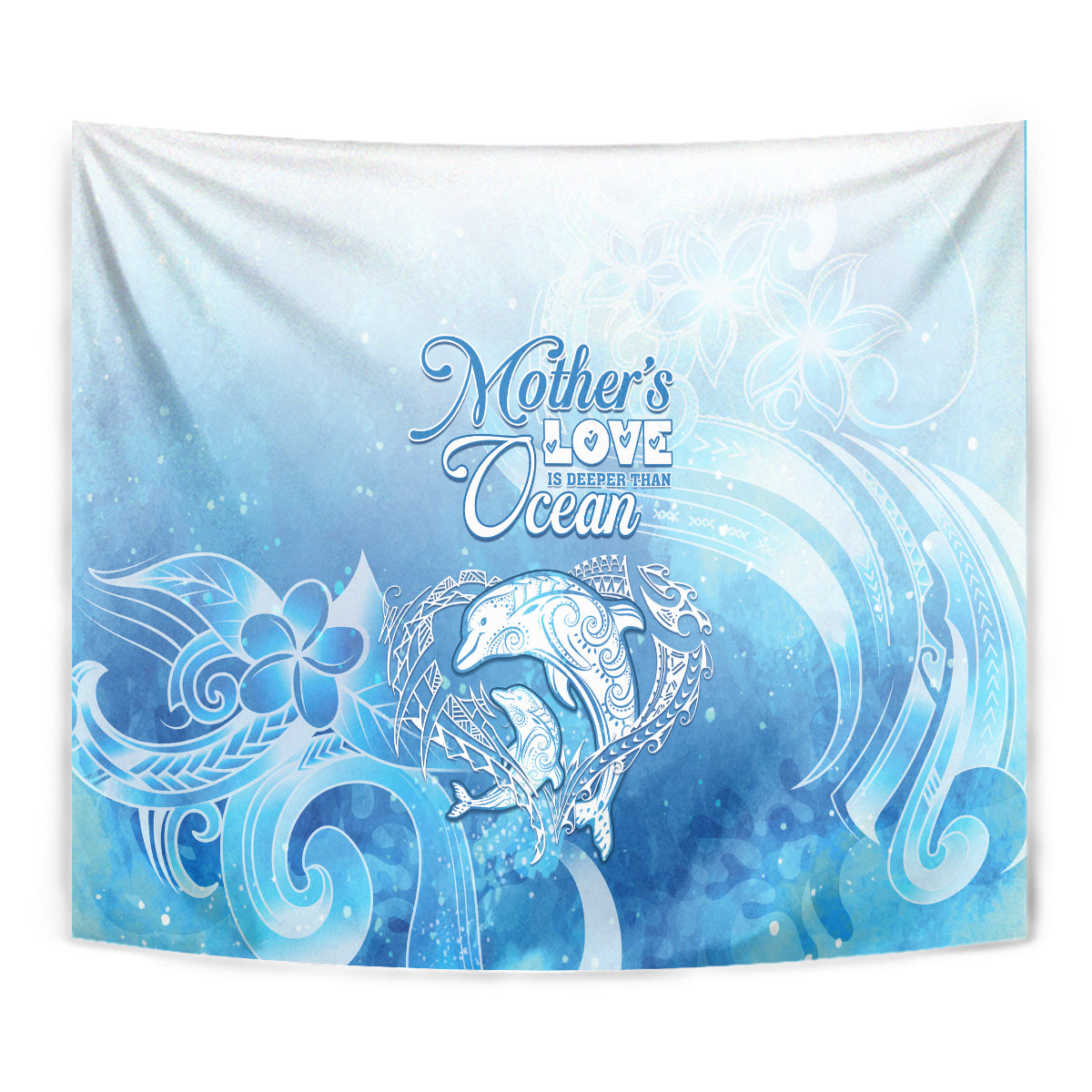 Mother's Love Is Deeper Than Ocean Tapestry Polynesian Style LT05 - Polynesian Pride