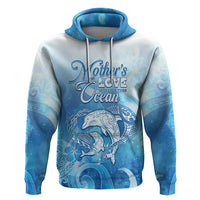 Mother's Love Is Deeper Than Ocean Zip Hoodie Polynesian Style LT05 Pullover Hoodie Blue - Polynesian Pride
