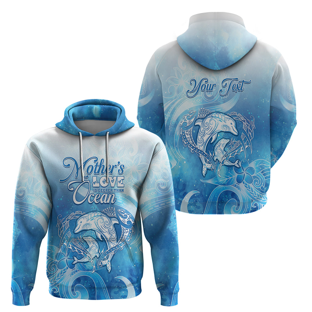Mother's Love Is Deeper Than Ocean Zip Hoodie Polynesian Style LT05 - Polynesian Pride
