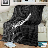 New Zealand Chur Bro Blanket Maori Koru With Silver Fern LT05 - Polynesian Pride