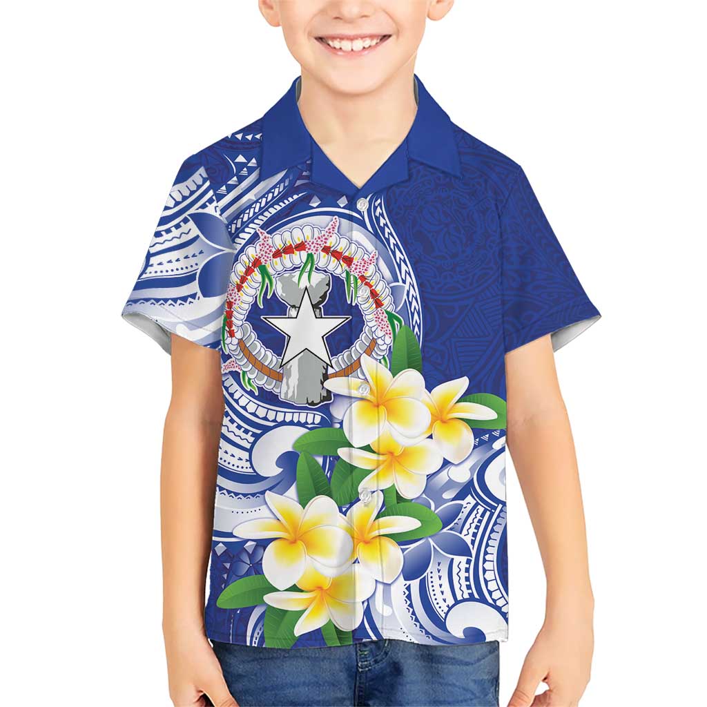 Northern Mariana Islands Hawaiian Shirt Polynesian Pattern With Frangipani LT05 - Polynesian Pride
