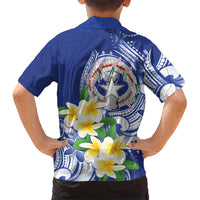 Northern Mariana Islands Hawaiian Shirt Polynesian Pattern With Frangipani LT05 - Polynesian Pride