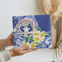 Northern Mariana Islands Wrapping Paper Polynesian Pattern With Frangipani LT05 - Polynesian Pride