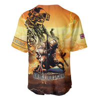 Hawaii Memorial Day Baseball Jersey Remember Their Sacrifice LT05 - Polynesian Pride