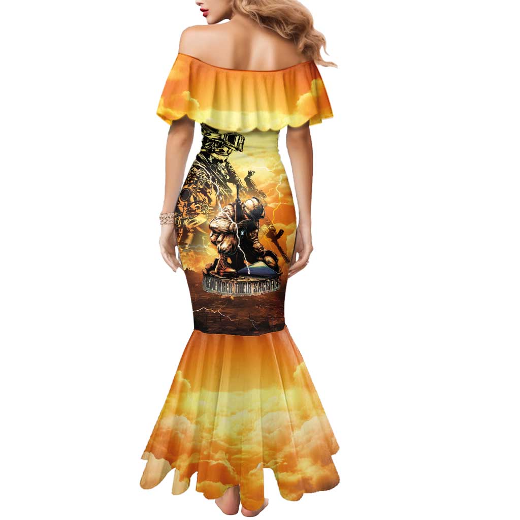 Hawaii Memorial Day Mermaid Dress Remember Their Sacrifice LT05 - Polynesian Pride