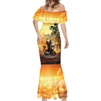 Hawaii Memorial Day Mermaid Dress Remember Their Sacrifice LT05 - Polynesian Pride