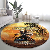 Hawaii Memorial Day Round Carpet Remember Their Sacrifice LT05 - Polynesian Pride